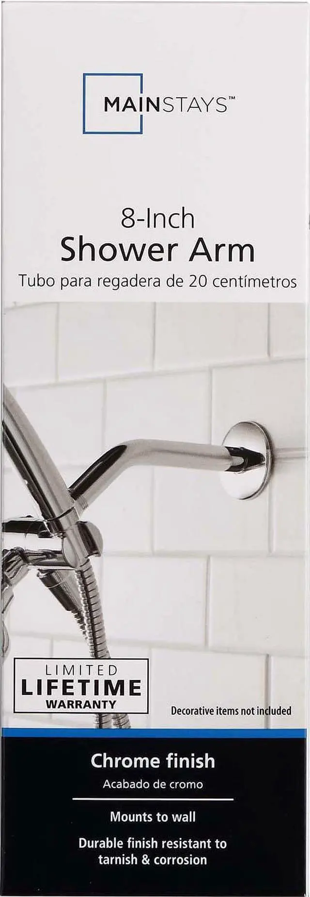 Main image of Mainstays Chrome Shower Arm
