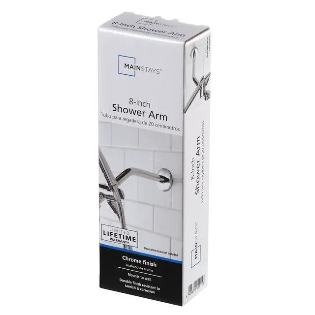 Alt view image 5 of 6 - Mainstays Chrome Shower Arm