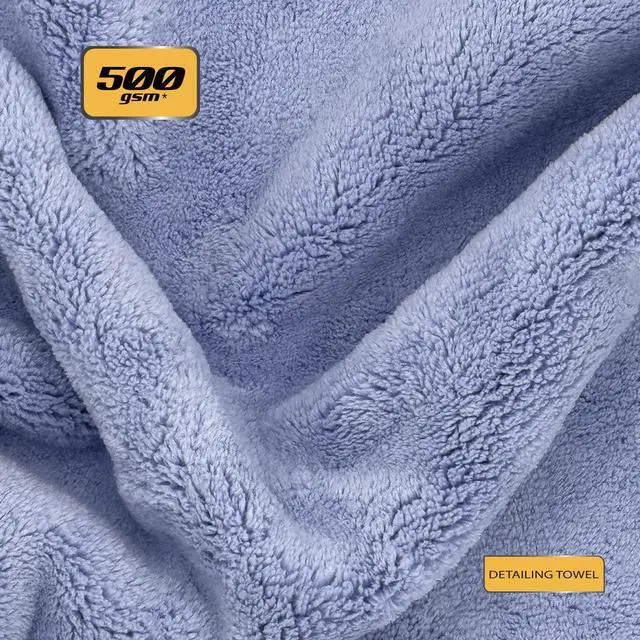 Alt view image 3 of 7 - Platinum Series Pro Spec Car Cleaners Wash, Dry, & Detail Towel, 3 Pack, Includes Storage Bag