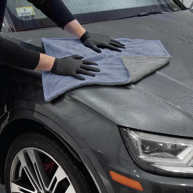 Alt view image 6 of 7 - Platinum Series Pro Spec Car Cleaners Wash, Dry, & Detail Towel, 3 Pack, Includes Storage Bag