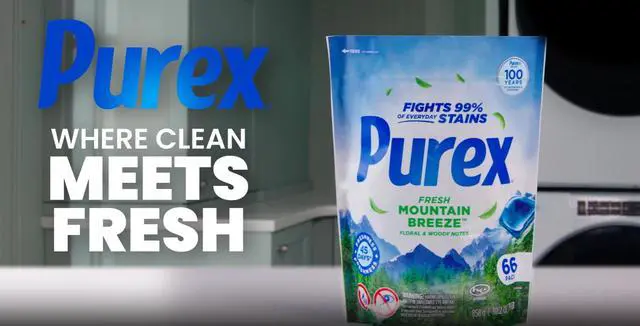 Alt view image 5 of 7 - Purex Oxi Power + Odor Fighter Laundry Detergent Pacs, 56 ct