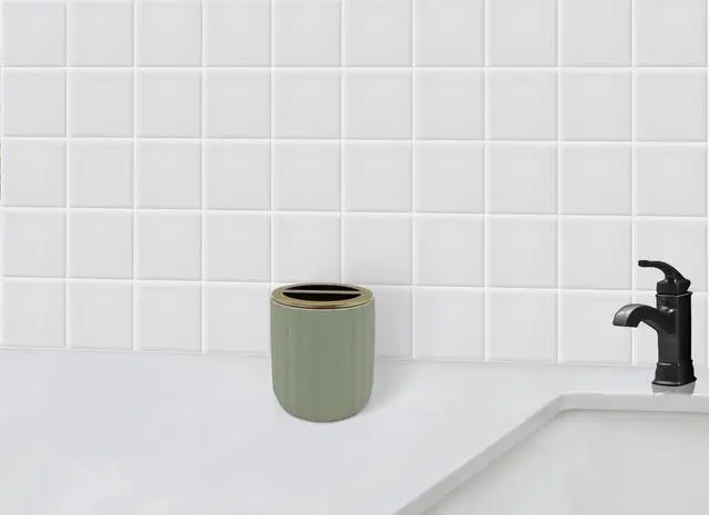 Alt view image 6 of 6 - Beautiful By Drew Barrymore Toothbrush Holder- Green