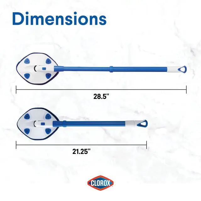 Alt view image 2 of 5 - Clorox Extendable Tub And Tile Scrubber 28.5-Inch