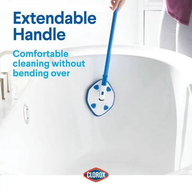 Alt view image 4 of 5 - Clorox Extendable Tub And Tile Scrubber 28.5-Inch