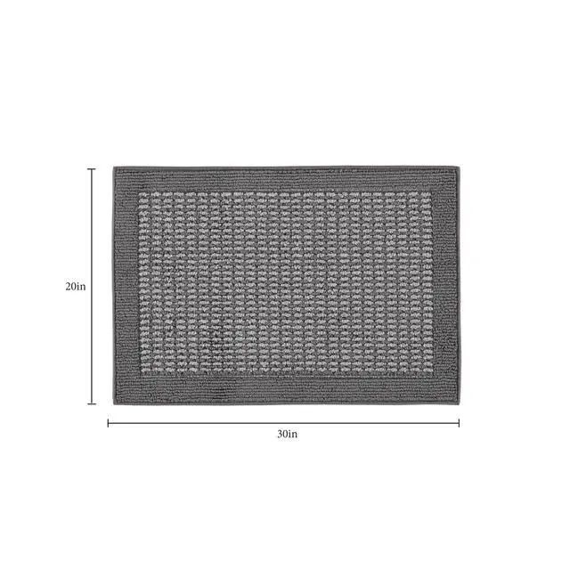 Alt view image 3 of 6 - Mainstays Faux Sisal Olefin Gray Border Indoor Accent Rug, 1 ft 8 in x 2 ft 6 in