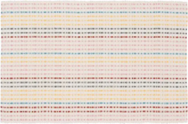 Alt view image 4 of 6 - Mainstays Multi Striped Outdoor Layering Accent Rug, 24" x 36"