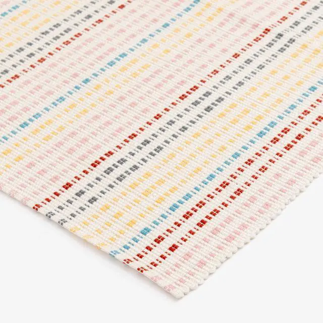 Alt view image 6 of 6 - Mainstays Multi Striped Outdoor Layering Accent Rug, 24" x 36"