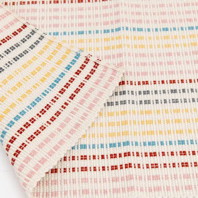 Alt view image 3 of 6 - Mainstays Multi Striped Outdoor Layering Accent Rug, 24" x 36"