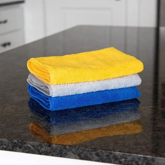 Alt view image 2 of 5 - Stout Stuff Microfiber Cleaning Towels, 24 Count Multicolor