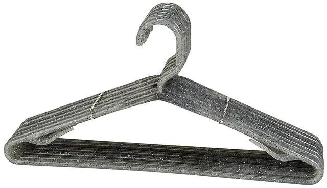 Main image of Simplify Granite Look Design Plastic Clothes Hangers, 10 Count