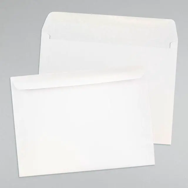 Main image of JAM Paper 9 x 12 Booklet Commercial Envelopes, White, 25 per Pack