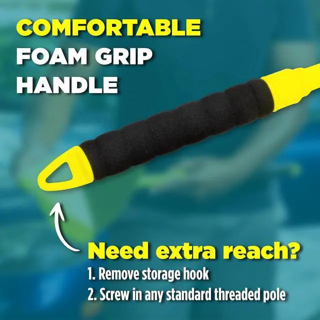 Main image of Invisible Glass 95160 Reach & Clean Glass Windshield Cleaner Tool Kit With Extendable Handle, 2 Reusable Quick Change Microfibers, and Storage Bag for Auto Windshield, Trucks, SUVs, RVs, and Windows