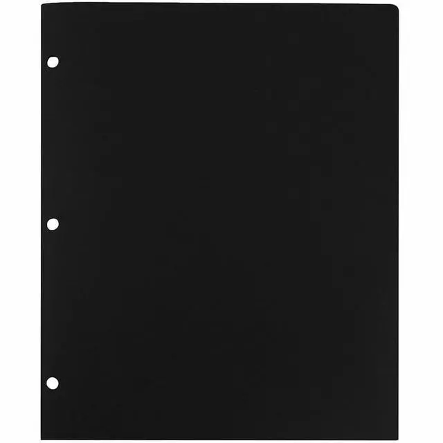Alt view image 2 of 4 - JAM Paper Letter Size 2-Pockets Pocket Folders, Black, 3 Count