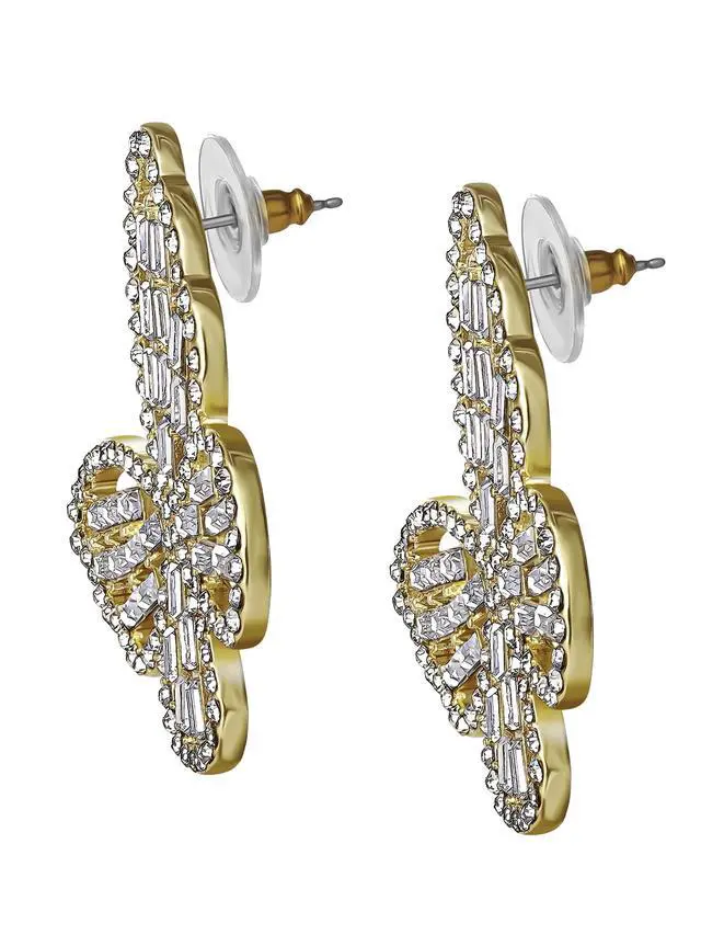 Alt view image 3 of 5 - Jessica Simpson Womens Butterfly Stud Earrings