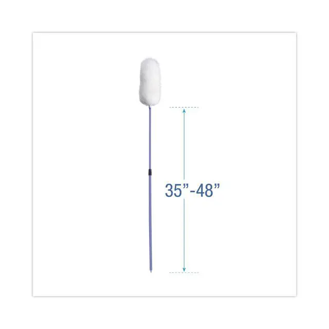 Alt view image 3 of 6 - Boardwalk Lambswool Duster, Plastic Handle Extends 35" to 48" Handle, Assorted Colors