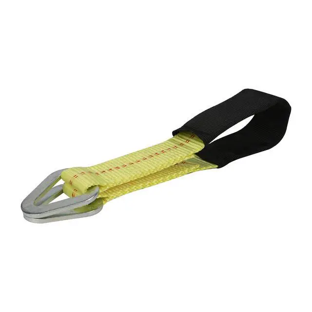 Alt view image 3 of 6 - Hyper Tough Brand 2x24 Axle Strap 3333lbs Work Load with D Ring 2 - Pack