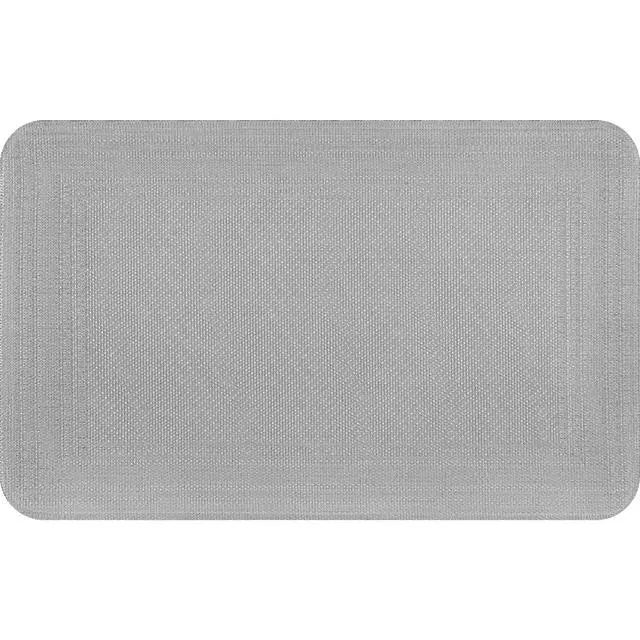 Alt view image 3 of 6 - Mainstays Décor Frame Woven Kitchen Mat, Gray, 20" x 32"