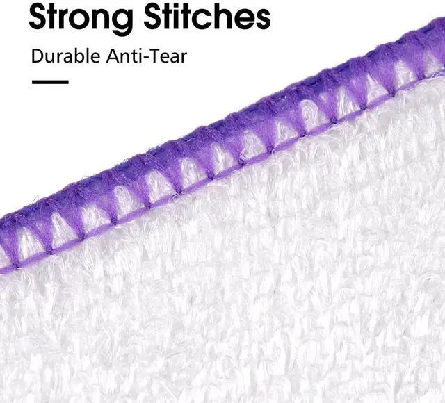 Main image of 12 Pieces Dish Cloths, Microfiber Kitchen Cleaning Washcloths, Absorbent & Durable (6.5"x6.5")