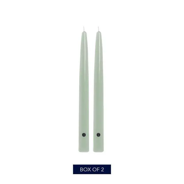 Alt view image 4 of 6 - Colonial Candle Unscented Taper Candle - Bayberry - 10 inch - Dripless - 8 hr Burn - Pack of 2
