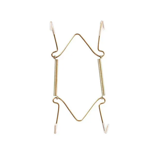 Alt view image 4 of 7 - Better Houseware Plate and Tray Hangers, 10-In. to 16-In., Brass, 1900/6