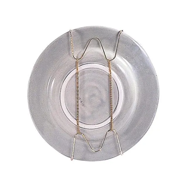 Alt view image 2 of 7 - Better Houseware Plate and Tray Hangers, 10-In. to 16-In., Brass, 1900/6