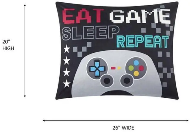 Main image of Your Zone 20" x 26" Soft Mink Bed Pillow, Gamer