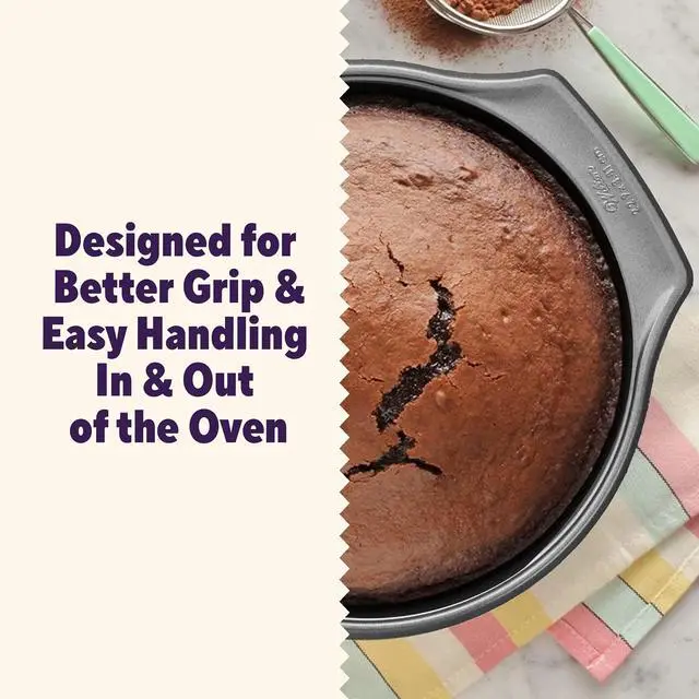Alt view image 3 of 5 - Wilton Premium Non-Stick 9-Inch Round Cake Pan 9x2 Baking Pan, Packaging May Vary