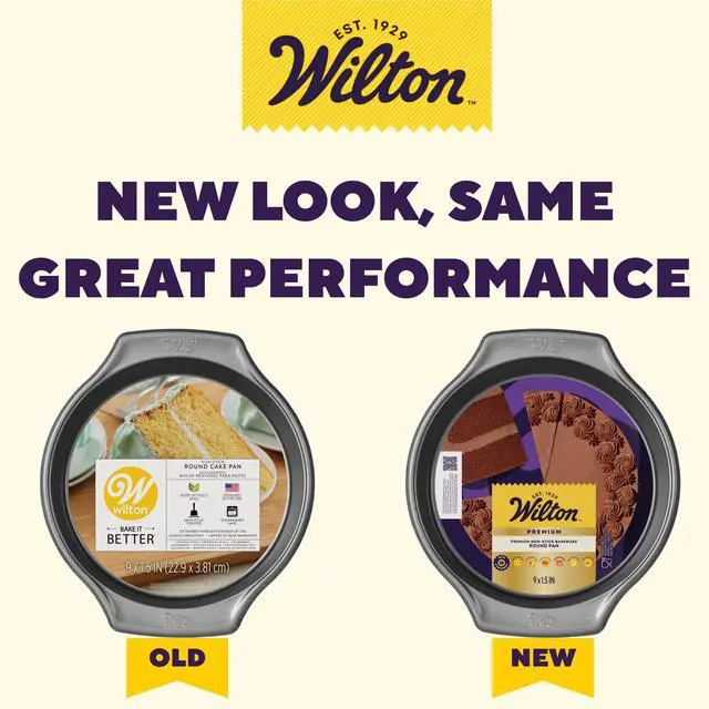 Alt view image 2 of 5 - Wilton Premium Non-Stick 9-Inch Round Cake Pan 9x2 Baking Pan, Packaging May Vary