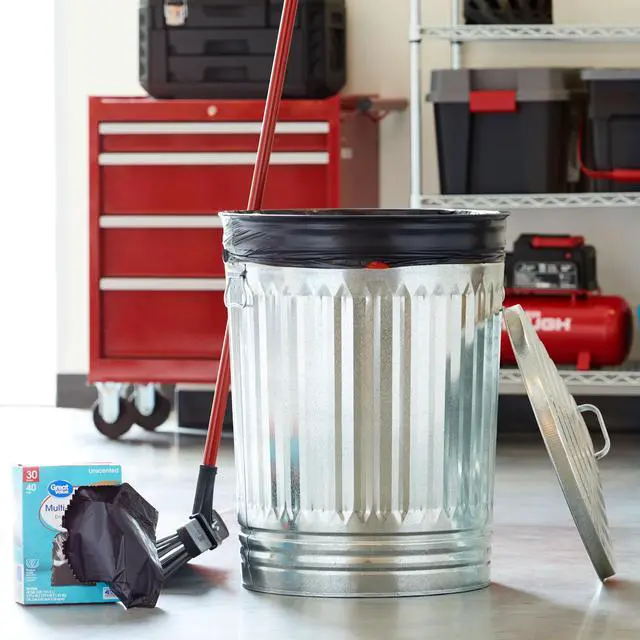Alt view image 3 of 7 - Great Value Multi-Purpose Drawstring Trash Bags, 30 Gallon, 40 Count