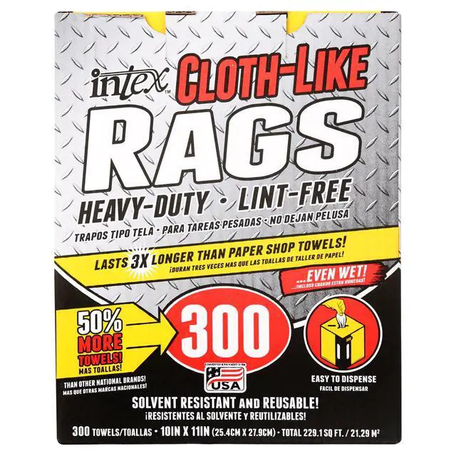 Alt view image 7 of 7 - Intex Nw-00454-75 Cloth-Like Wiping Rags, Fiber Blend