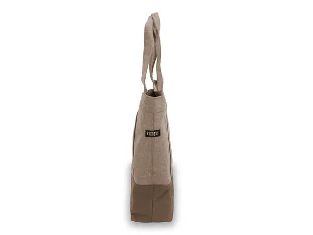 Alt view image 6 of 6 - Everest Women's Stylish Tablet Tote Bag, Tan