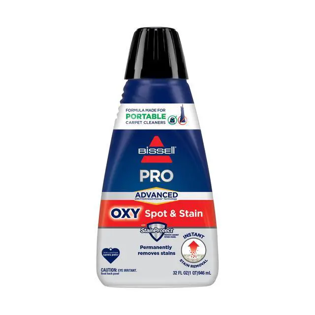 Alt view image 6 of 6 - BISSELL Advanced Pro Oxy Spot and Stain Cleaner with StainProtect, Portable Deep Cleaning Formula, Fresh Scent, Removes Stains, Eliminates Odors, and Shield Carpets, 32 fl oz, 2038W