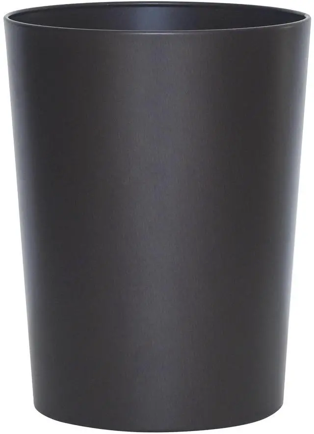 Main image of Bronze Metal Bathroom Wastebasket, Mainstays 2.2 gal