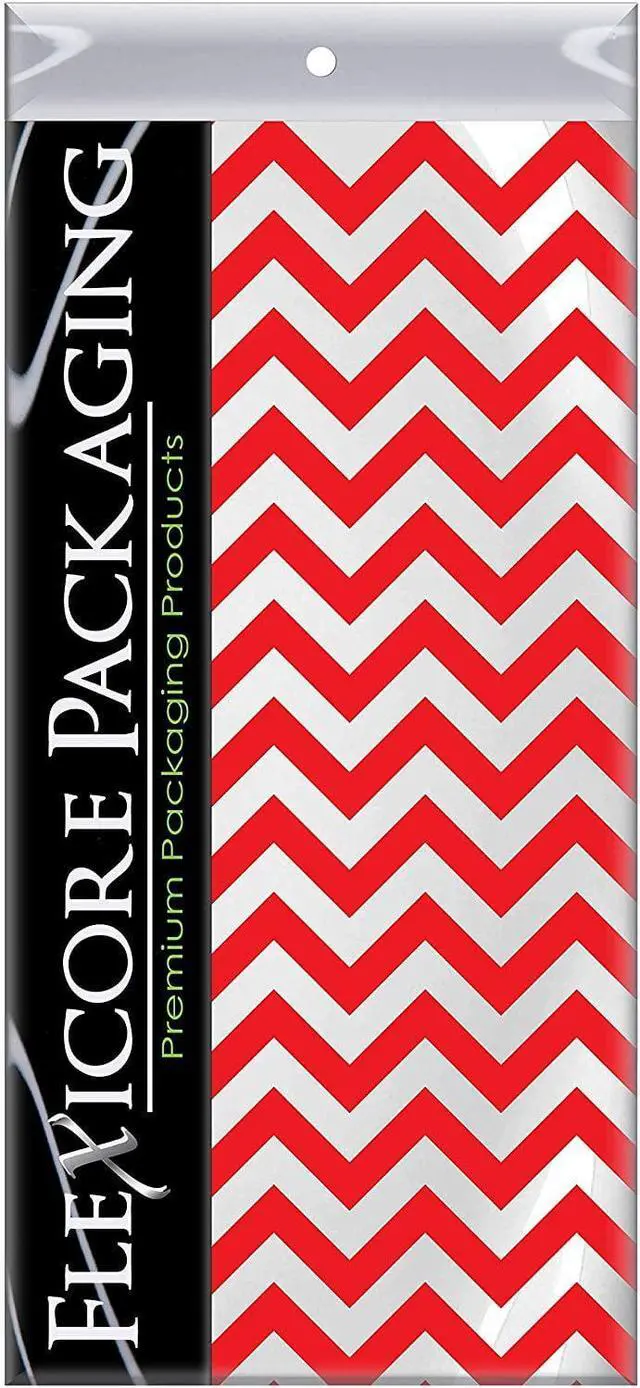 Main image of Red Chevron Tissue Paper, 15"x20", 100 ct