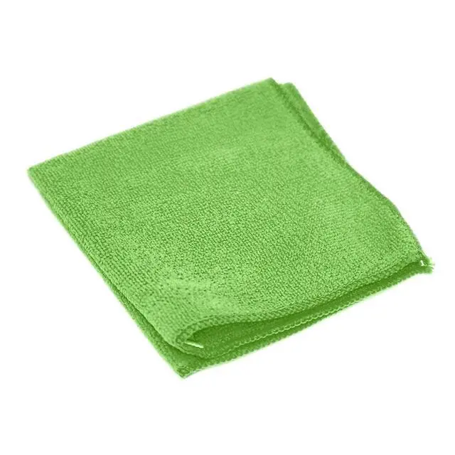 Alt view image 2 of 4 - Etienne Alair Super Soft Microfiber Cleaning Cloth - Set of 12 Green Washcloths - 12 x 12 Inches