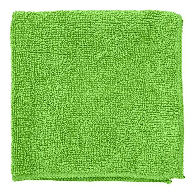 Alt view image 3 of 4 - Etienne Alair Super Soft Microfiber Cleaning Cloth - Set of 12 Green Washcloths - 12 x 12 Inches