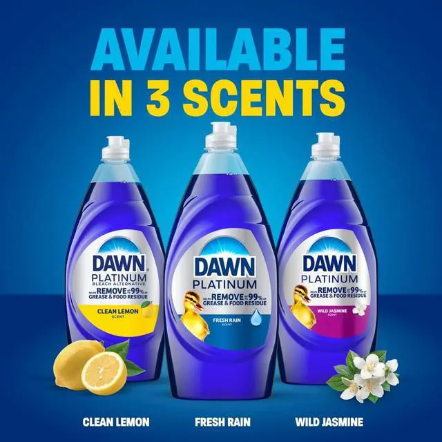 Alt view image 5 of 7 - Dawn Platinum Dish Soap, Dishwashing Soap, Fresh Rain, 30 fl oz