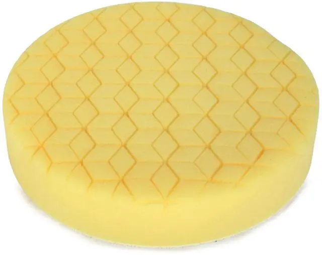 Alt view image 2 of 4 - WEN 5-Inch Medium-Grit Diamond-Cut Foam Polishing Pads for Light Polishing, Three Pack