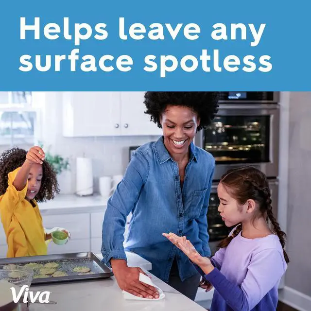 Alt view image 5 of 6 - Viva Multi-Surface Cloth Paper Towels, 6 Double Rolls, 110 Sheets per Roll