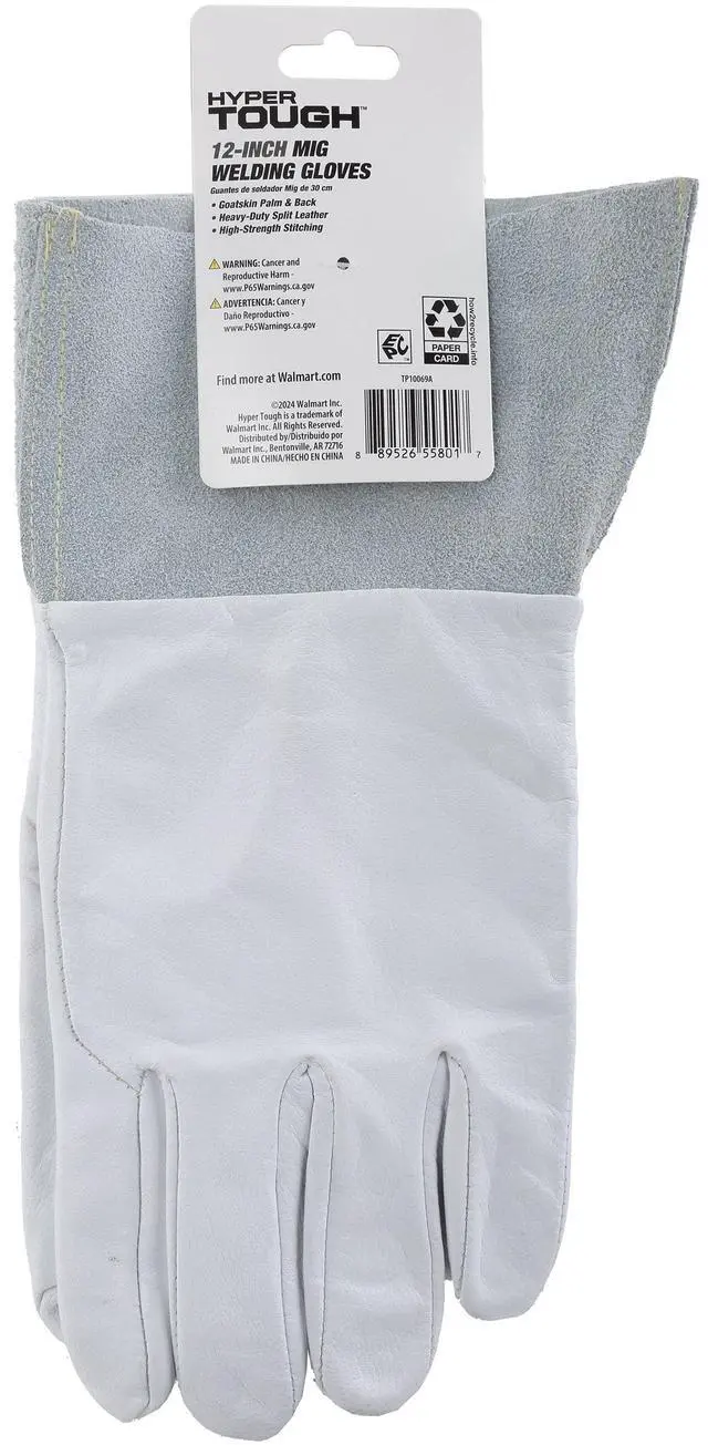 Alt view image 4 of 6 - Hyper Tough 12" Mig Welding Gloves