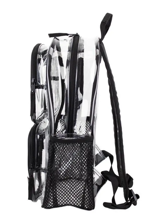 Alt view image 6 of 6 - Eastsport Unisex Primo Clear 16" Backpack, Black