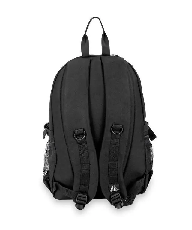 Alt view image 3 of 4 - Everest Unisex Backpack with Dual Mesh Pocket 19", Black