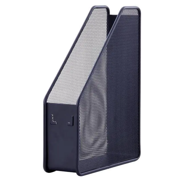 Alt view image 6 of 6 - Pen+Gear, File Organizers, Metal Mesh Magazine File Holder, Black, One Compartment