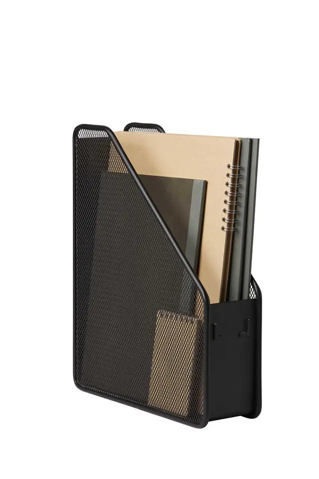 Alt view image 4 of 6 - Pen+Gear, File Organizers, Metal Mesh Magazine File Holder, Black, One Compartment