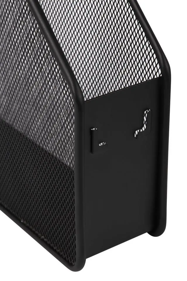 Alt view image 5 of 6 - Pen+Gear, File Organizers, Metal Mesh Magazine File Holder, Black, One Compartment