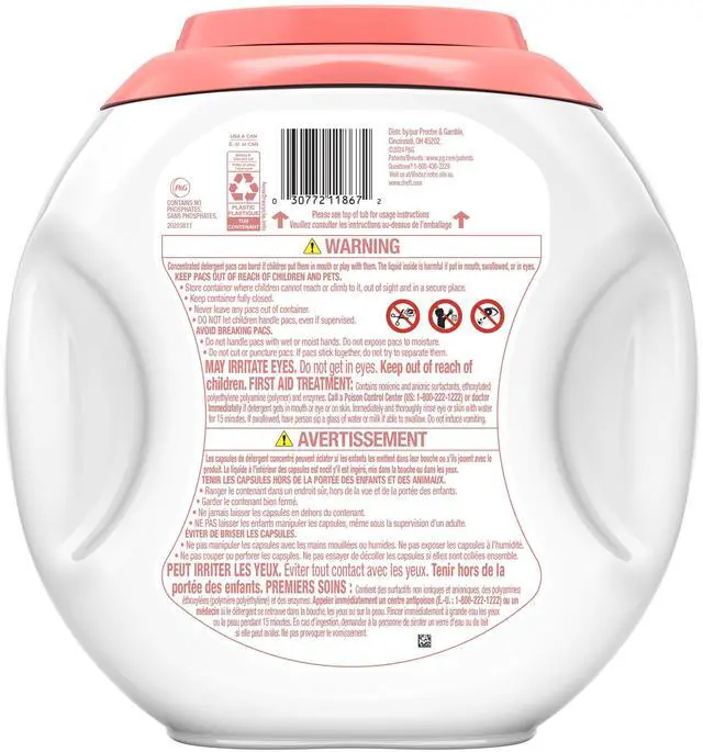 Alt view image 2 of 7 - Dreft Baby Laundry Detergent XL Pacs, Sensitive Skin, Hypoallergenic, Lightly Scented Lavender, 25 Count