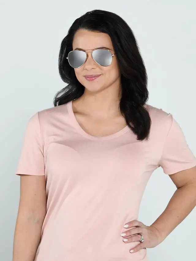 Alt view image 6 of 6 - Foster Grant Aviator Fashion Sunglasses