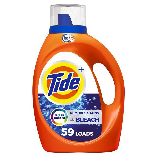 Alt view image 2 of 7 - Tide Bleach Alternative Liquid Laundry Detergent, Original Scent, 84 fl oz, 59 Loads