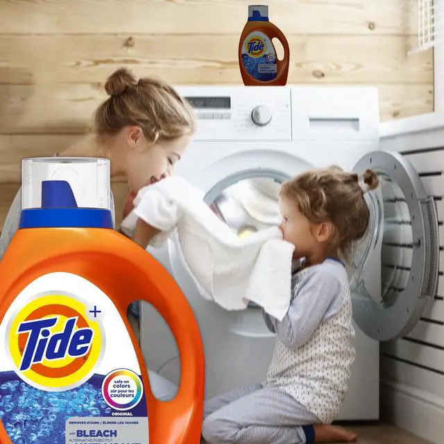 Alt view image 5 of 7 - Tide Bleach Alternative Liquid Laundry Detergent, Original Scent, 84 fl oz, 59 Loads