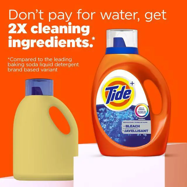 Alt view image 3 of 7 - Tide Bleach Alternative Liquid Laundry Detergent, Original Scent, 84 fl oz, 59 Loads
